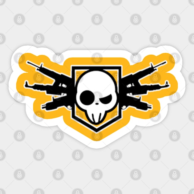 Gamer Skull Elite Sticker by Gamers Gear